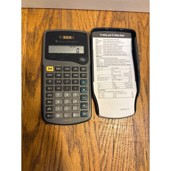 Texas Instruments TI-30XA Scientific Calculator With Cover - Picture 1 of 2